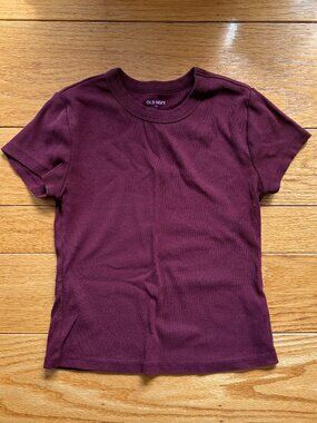Old Navy Burgundy Snug Top in Small